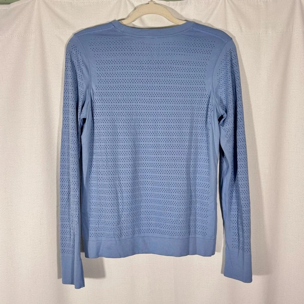 Lululemon Breeze By Long Sleeve in Light Blue